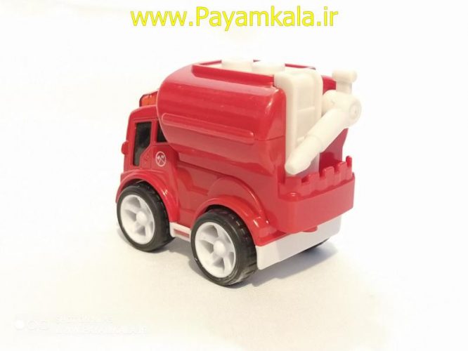 ماشین اسباب بازی کامیون آتشنشانی کوچک(HEXIN)طرح 02