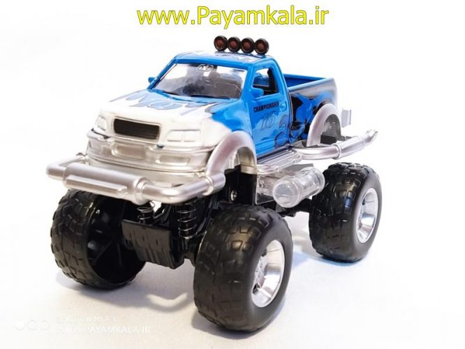 ماشین اسباب بازی وانت چرخ درشت(KINGS TOY-8854)آبی