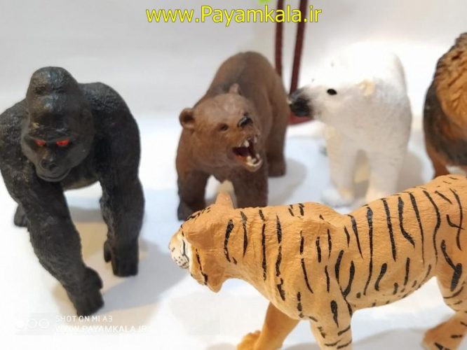 بسته کیسه ی 7 عددی حیوانات مارک ( ANIMAL KINGDOM) طرح 2