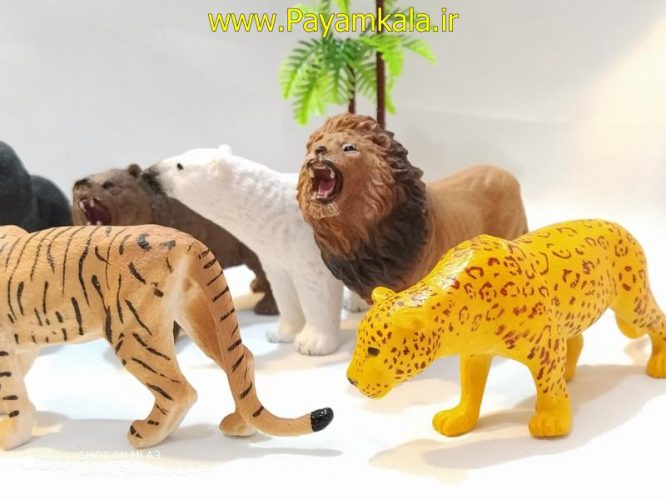 بسته کیسه ی 7 عددی حیوانات مارک ( ANIMAL KINGDOM) طرح 2