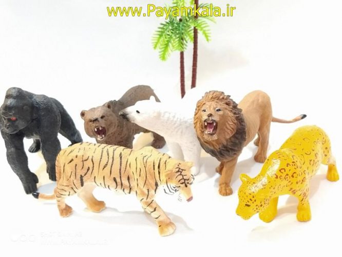 بسته کیسه ی 7 عددی حیوانات مارک ( ANIMAL KINGDOM) طرح 2