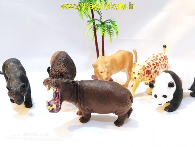 بسته کیسه ی 7 عددی حیوانات مارک ( ANIMAL KINGDOM) طرح 1