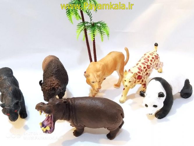 بسته کیسه ی 7 عددی حیوانات مارک ( ANIMAL KINGDOM) طرح 1