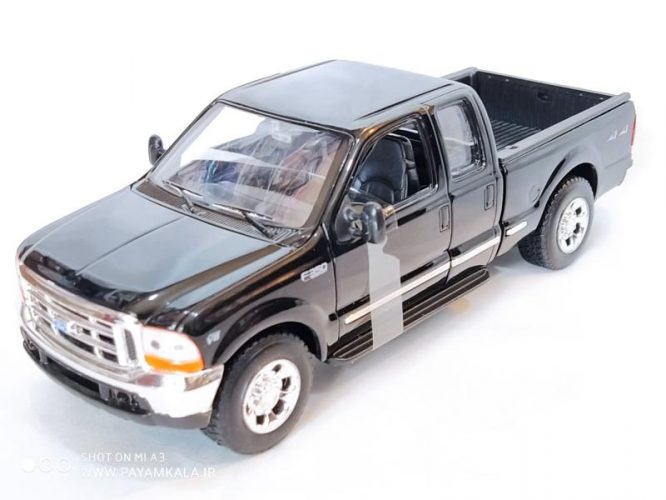 ماکت وانت فورد 1:24 (FORD F-350)مشکی WELLY