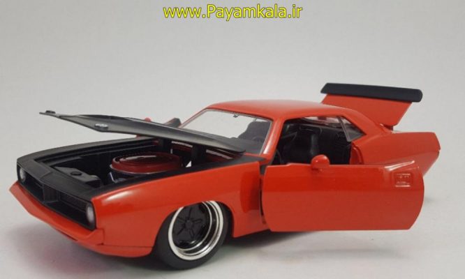 ماکت فلزی 1:24 پلیموت باراکودا (PLYMOUTH BARRACUDA 1973 BY JADA)