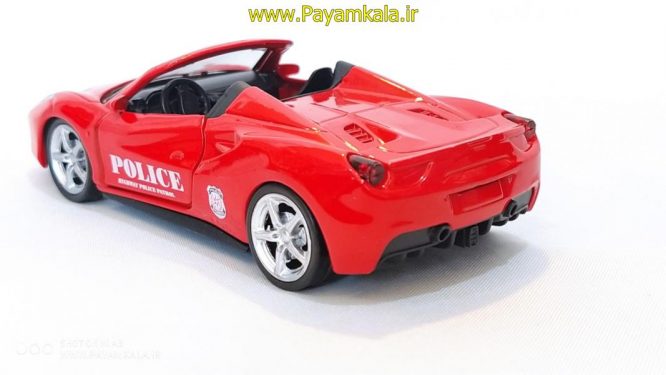 Police Ferrari toy car (3320YT) red