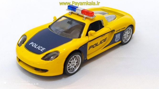 Porsche Police Toy Car (3320YT) Yellow