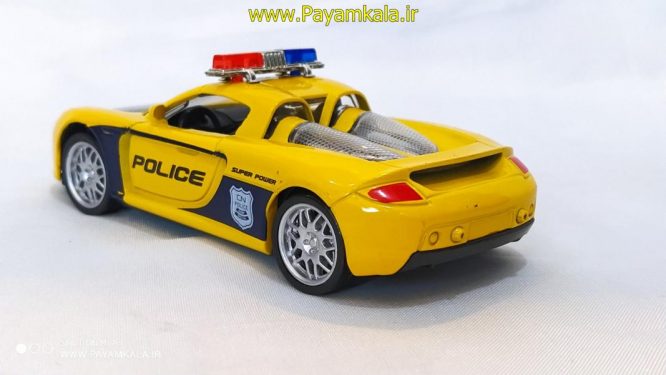 Porsche Police Toy Car (3320YT) Yellow