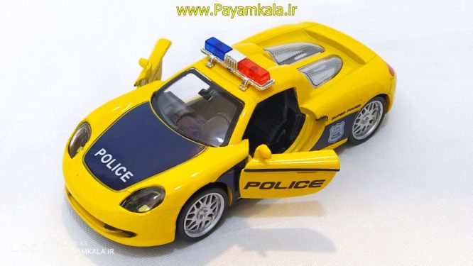 Porsche Police Toy Car (3320YT) Yellow