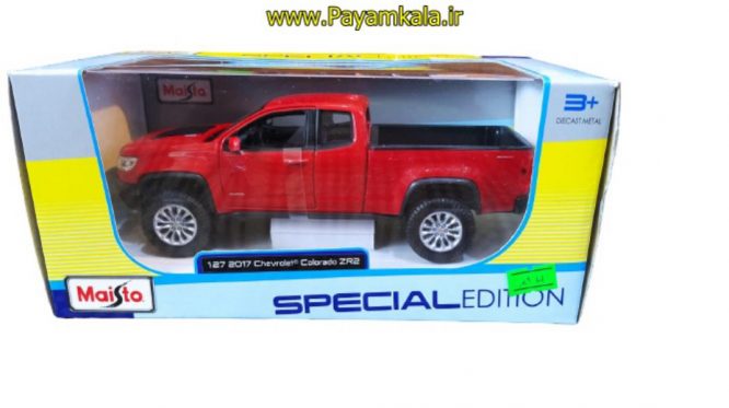 ماکت شورلت کلرادو 1:27 (CHEVROLET COLORADO ZR2 BY MAISTO )قرمز