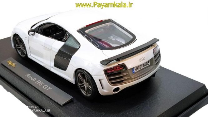 ماکت آئودی (Audi R8 GT BY MAISTO 1:18) سفید