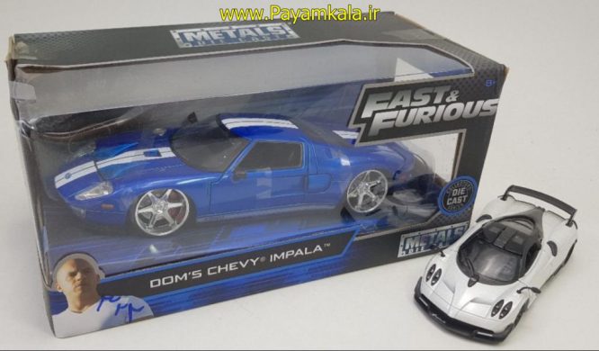 ماکت فلزی 1:24 فورد (FORD GT-2005 BY JADA) آبی