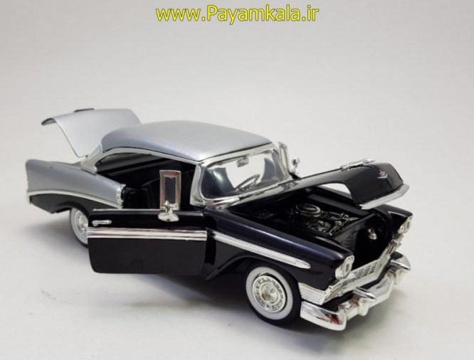 ماکت فلزی 1:24 شورلت (1956 CHEVY BEL AIR BY JADA) مشکی