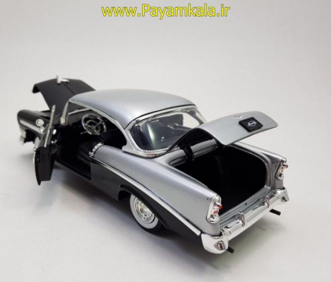 ماکت فلزی 1:24 شورلت (1956 CHEVY BEL AIR BY JADA) مشکی