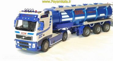 ماکت نفت کش (KDW 1:50) جعبه دار (OIL TANK TRUCK) آبی