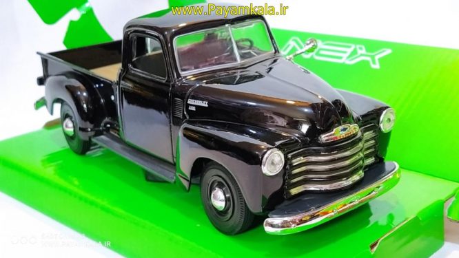 ماکت وانت شورلت 1:24 (CHEVROLET 3100 BY WELLY) مشکی