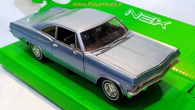 ماکت شورلت ایمپالا 1:24 (CHEVROLET IMPALA BY WELLY) نقره ای