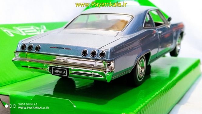 ماکت شورلت ایمپالا 1:24 (CHEVROLET IMPALA BY WELLY) نقره ای