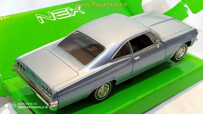 ماکت شورلت ایمپالا 1:24 (CHEVROLET IMPALA BY WELLY) نقره ای