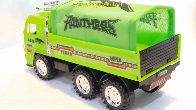 ماشین اسباب بازی کامیون چادردار (1258) سبز