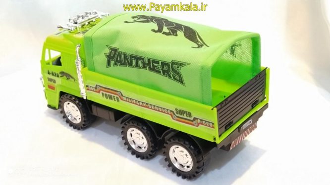 ماشین اسباب بازی کامیون چادردار (1258) سبز