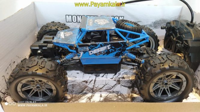 ماشین کنترلی آفرود (MONSTER TRUCK-629) آبی