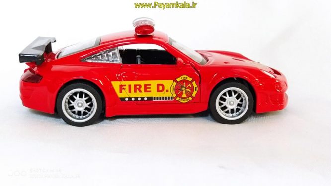 اسباب بازی ماشین آتشنشانی پورشه (XULI-QHT CAR) قرمز