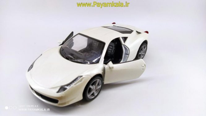 ماکت فلزی فراری 1:24 (DIECAST METAL) سفید