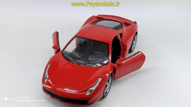 ماکت فلزی فراری 1:24 (DIECAST METAL) قرمز