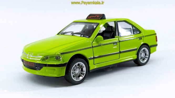 تاکسی پژو پارس (پرشیا) موزیکال-چراغدار-سبز (PEUGEOT PARS*PERSIA* TAXI)