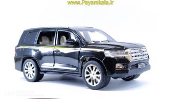 ماکت فلزی تویوتا لندکروز (TOYOTA LANDCRUISER BY XLG) (1:24) مشکی