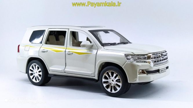 ماکت فلزی تویوتا لندکروز (TOYOTA LANDCRUISER BY XLG) (1:24) سفید