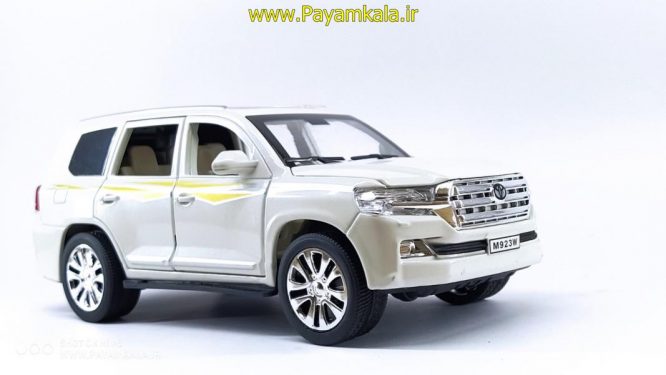 ماکت فلزی تویوتا لندکروز (TOYOTA LANDCRUISER BY XLG) (1:24) سفید