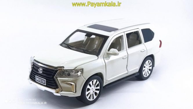 ماکت فلزی لکسوس (LEXUS LX570 BY XLG) (1:24) سفید