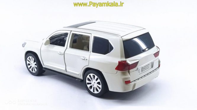 ماکت فلزی لکسوس (LEXUS LX570 BY XLG) (1:24) سفید