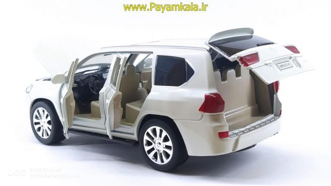 ماکت فلزی لکسوس (LEXUS LX570 BY XLG) (1:24) سفید