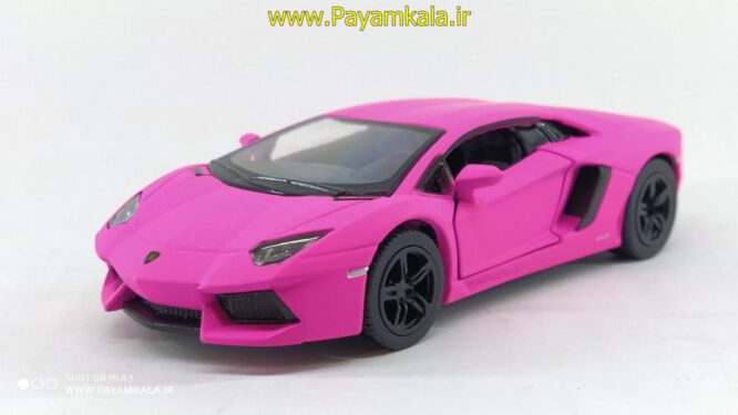 ماشین فلزی لامبورگینی اونتادور (LAMBORGHINI AVENTADOR BY KINSMART)  