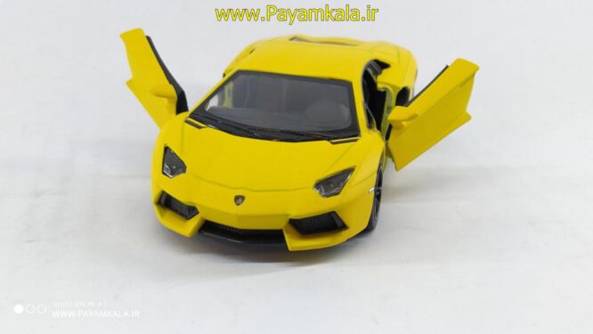 ماشین فلزی لامبورگینی اونتادور (LAMBORGHINI AVENTADOR BY KINSMART)  