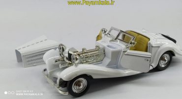 ماکت ماشین رویز رویز کاپوت باز شو (VINTAGE CAR-9988) سفید