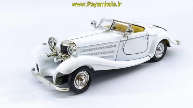 ماکت ماشین رویز رویز کاپوت باز شو (VINTAGE CAR-9988) سفید