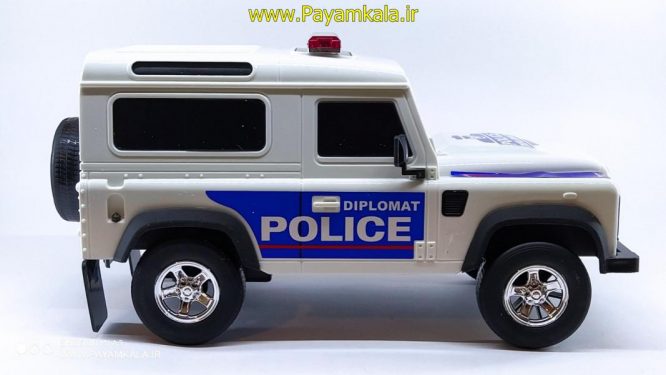 ماشین لندرور پلیس دیپلمات پلاستیکی درج (LAND ROYER POLICE)