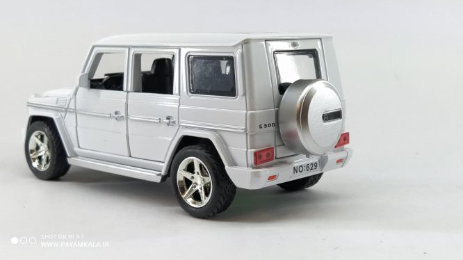 ماشین فلزی مرسدس بنز جی کلاس شش دربازشو (G500 BY DIECAST REPLICA)سفید