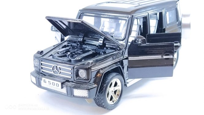 ماشین فلزی مرسدس بنز جی کلاس شش دربازشو (G500 BY DIECAST REPLICA)مشکی