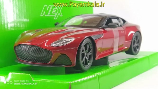 ماکت فلزی استون مارتین (ASTON MARTIN DBS SUPERLEGGERA)(1:24) قرمز