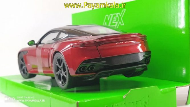 ماکت فلزی استون مارتین (ASTON MARTIN DBS SUPERLEGGERA)(1:24) قرمز