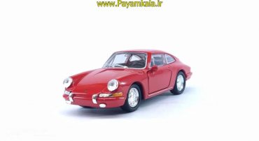 ماشین فلزی پورشه (PORSCHE 911 1964 BY WELLY) قرمز