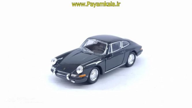 ماشین فلزی پورشه (PORSCHE 911 1964 BY WELLY) خاکستری