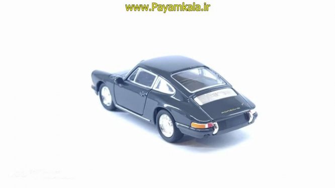 ماشین فلزی پورشه (PORSCHE 911 1964 BY WELLY) خاکستری