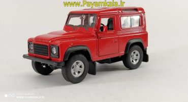 ماشین فلزی لندرور(LAND ROVER DEFENDER BY WELLY) قرمز