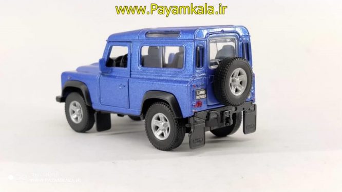 ماشین فلزی لندرور(LAND ROVER DEFENDER BY WELLY) آبی